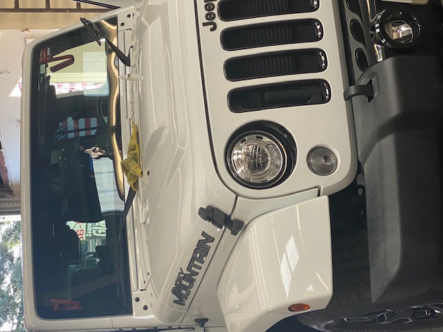 Windshield chip repair example 3